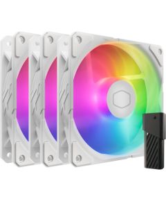 Wentylator Cooler Master SickleFlow Edge 120 ARGB WE 3w1 (biały)