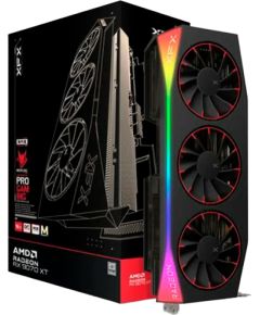 XFX Mercury AMD Radeon RX 9070XT OC Magnetic Air Edition with RGB 16GB GDDR6 HDMI 3xDP, AMD RDNA 4