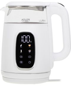 ADLER AD 1305 electric kettle white/silver