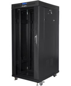 Lanberg FF01-8027-12BL rack cabinet 27U Freestanding rack Black