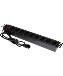A-lan Alantec PZ010 power extension 1.8 m 9 AC outlet(s) Indoor Black