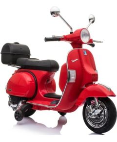 Lean Cars Vespa Scooter Electric Ride On Motorcycle - Red