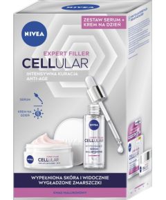Nivea Zestaw Duo Expert Filler Krem na dzień + serum