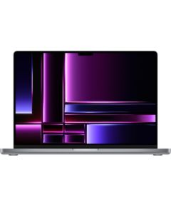 Apple MacBook Pro 2023 Retina 14" - M3 10C GPU / 16GB / 512GB SSD - Space Gray (Atjaunināts, stāvoklis Ļoti labi)