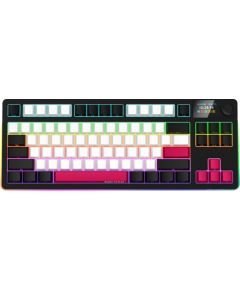 LORGAR KBP70TKLW, Wireless TKL Mechanical Gaming Keyboard Pro, Black/red, EN layout