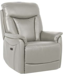 Recline armchair BALDWIN with electric lift mechanism, beige leather