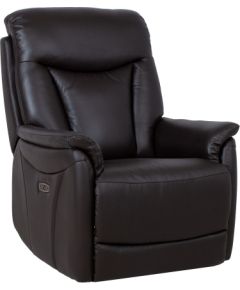 Recline armchair BALDWIN with electric lift mechanism, brown leather