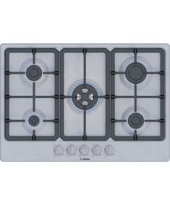 Bosch Serie 4 PGQ7B5K90 hob Stainless steel Built-in 75 cm Gas 5 zone(s)