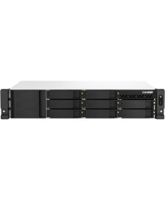 QNAP TS-864EU-RP-8G NAS/storage server Rack (2U) Ethernet LAN Black