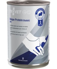 TROVET Unique Protein UPR with rabbit - Wet dog and cat food - 400 g