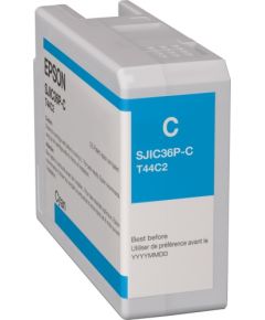 Epson SJIC36P(C) (C13T44C240) Ink Cartridge, Cyan