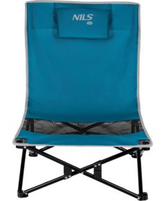 Nils Extreme NC3306 KRZESŁO PLAŻOWE NIEBIESKO SZARE NILS CAMP