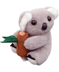 Leantoys Pluszowy Brelok Koala z Gałęzią Szary Karabińczyk Złoty 12cm