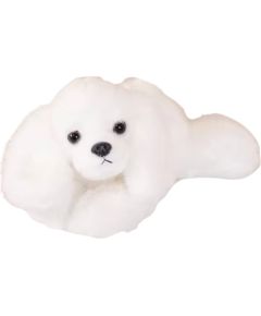 Leantoys Pluszowy Piesek Maltańczyk Z Obciążonymi Łapami Biały 30cm