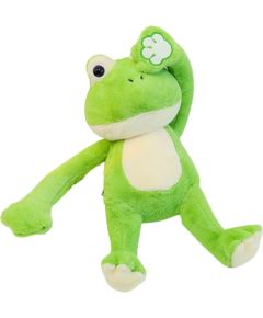 Leantoys Pluszowa Maskotka Przytulanka Żaba Z Magnesami Zielona 23cm