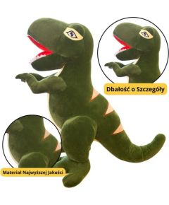 Leantoys Pluszowa Maskotka Przytulanka Dinozaur Tyranozaur Zielony 35cm
