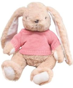 Leantoys Pluszowa Maskotka Przytulanka Zając Sweterek Różowy 22cm