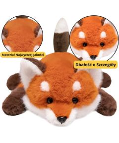 Leantoys Pluszowa Maskotka Przytulanka Lisek Z Obciążonymi Łapkami 30cm