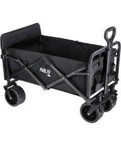 Saliekamie ratiņi NC1608 FOLDING WAGON BLACK NILS CAMP