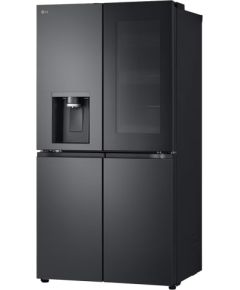 LG GMG960EVEE InstaView Side by side ledusskapis melns DoorCooling
