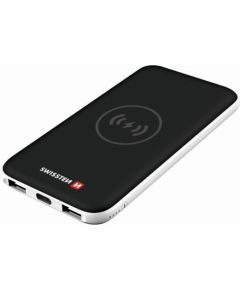 Swissten Slim Recovery Power Banka Universāla Ārējas uzlādes baterija 2А / USB / Type-C / QI Ladētājs Bezvadu Ierīcēm 8000 mAh