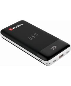 Swissten All In One Power Bank 3A / PD / QC 3.0 / Wireless 10W / USB / USB-C / 10000 mAh