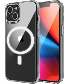 iLike Apple  CLEAR MAG COVER case with camera protection compatible with MagSafe for IPHONE 16 Pro Max transparent