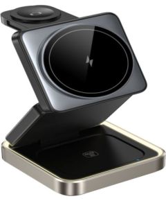 Acefast   E20 desktop 3-in-1 wireless charging holder Black