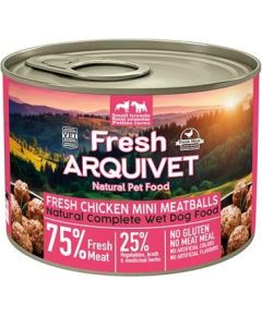 ARQUIVET Fresh Chicken Mini Meatballs - wet dog food - 200g