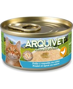 ARQUIVET puszka dla kota kurczak w sosie z warzywami 80g