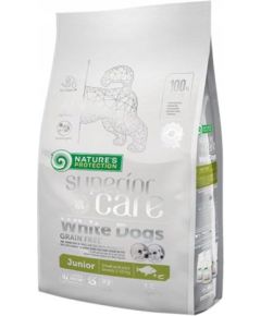 NATURE'S PROTECTION Superior Care White Dogs Grain Free Junior Small Białoryba - dry food for puppies - 1.5 kg