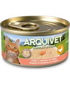 ARQUIVET puszka dla kota kurczak w sosie z krewetkami 80g