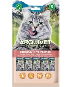 ARQUIVET Creamy snack with tuna and salmon - treat for cats - 5x14 g