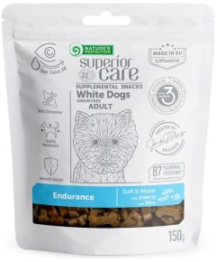 NATURE'S PROTECTION SC White Dogs Adult Endurance Insects Rice - dog treat - 150 g