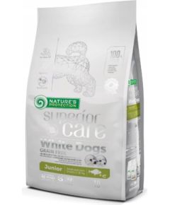 NATURE'S PROTECTION Superior Care White Dogs Grain Free Junior Small Białoryba - dry food for puppies - 10 kg