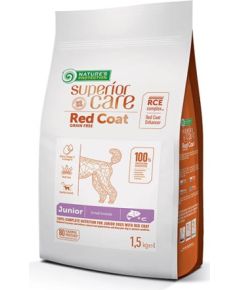 NATURE'S PROTECTION Superior Care Red Coat Grain Free Junior Small Salmon with Krill - dry food for puppies - 1.5 kg