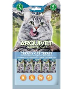 ARQUIVET Creamy tuna and cod snack - cat treats - 5x14g