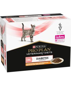 PURINA Pro Plan Veterinary Diets DM St/Ox Diabetes Management - wet cat food - 10 x 85g