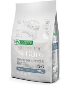 NATURE'S PROTECTION Superior Care White Dogs Grain Free Adult Small Białoryba - dry dog ​​food - 1.5 kg