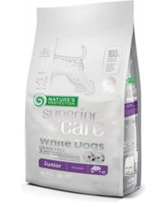 NATURE'S PROTECTION Superior Care White Dogs Grain Free Junior Salmon - dry food for puppies - 1.5 kg