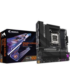 Mainboard GIGABYTE AMD B650 SAM5 Micro-ATX Memory DDR5 Memory slots 4 1xPCI-Express 4.0 4x	 1xPCI-Express 4.0 16x 2xM.2 1xHDMI 1xDisplayPort 4xUSB 2.0 7xUSB 3.2 1xUSB-C 1xOptical S/PDIF 1xRJ45 3xAudio port B650MAORUSELITE1.3