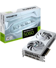 Graphics Card GIGABYTE NVIDIA GeForce RTX 5060 8 GB GDDR7 128 bit PCIE 5.0 16x GPU 2550 MHz Dual Slot Fansink 1xHDMI 3xDisplayPort GV-N5060EAGLEOCICE-8GD