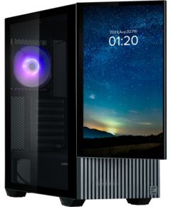 Zalman Z10 DS ATX Mid Tower PS Case Black, 120 mm  ARGB Fan x1