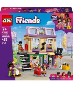 LEGO Friends Sklep muzyczny i mieszkanie (42653)