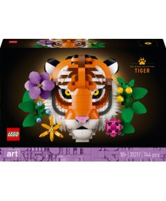 Lego ART Kolekcja zwierząt — tygrys (31217)