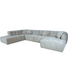 Corner sofa FORTE U-shape LC, beige