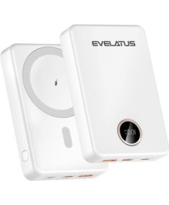 Evelatus   Wireless Power Bank 22.5W 10000 mAh Type-C White