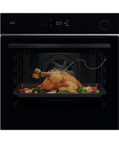 AEG TR7PB63ZSB MealAssist SteamCrisp 7000.sērija Iebūvējama tvaika cepeškrāsns 72L