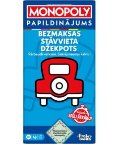 MONOPOLY Galda spēles papildkomplekts, Bezmaksas stāvvieta džekpots (Latviešu val.)