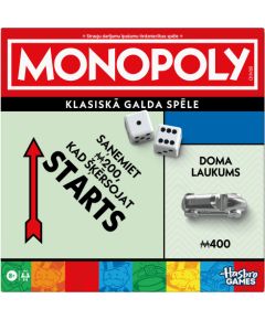 MONOPOLY Настольная игра Классическая Монополия (на латышском яз.)